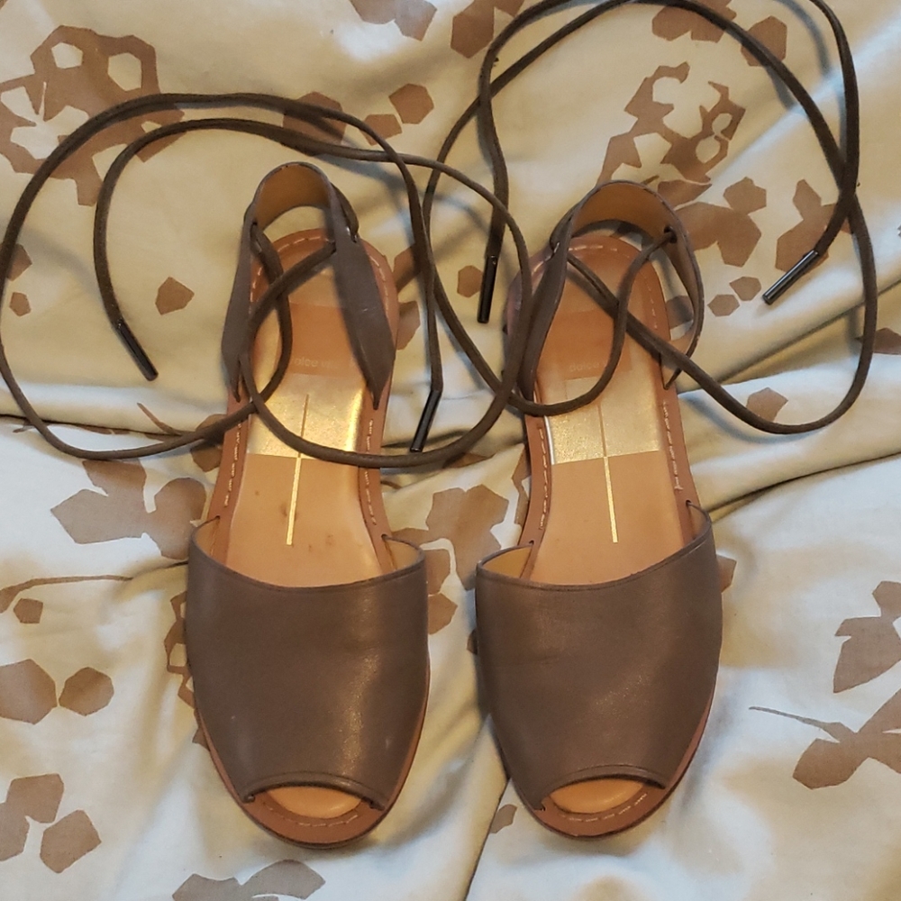 Dolce Vita ankle tie sandals, size 7